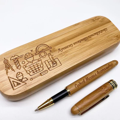 Gravura Laser pe Bambus